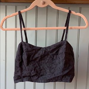 Dark gray bralette
